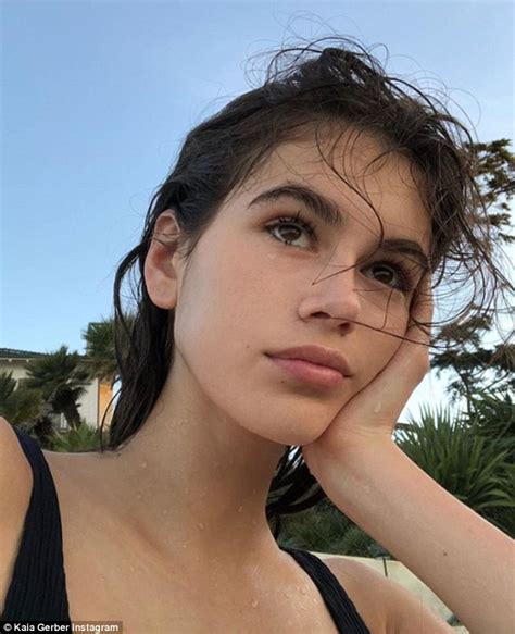 kaia gerber instagram|kaia gerber selfie.